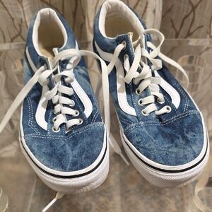 Vans - Denim - Size 8.5W 7.0M